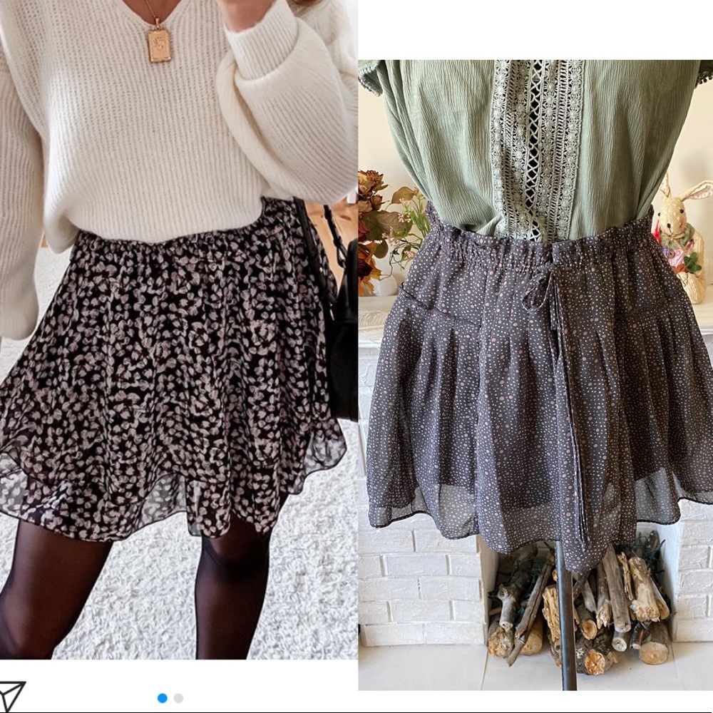 3/10$ American Eagle Outfitters polka dot skirt